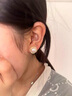 伊灿满钻仿珍珠耳钉高级感复古耳环2025年新款爆款气质小众设计感耳饰 珍珠耳钉 实拍图