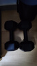 艾美仕（AiMeiShi）哑铃男士健身家用器材女练臂肌一对六角包胶亚玲环保套装组合学生 10KG 一副（左右手各5公斤） 实拍图