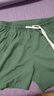 【可放手机】冰丝速干运动短裤跑步三分裤情侣款沙滩裤短裤运动裤 军绿 2XL （推荐140-155斤） 实拍图