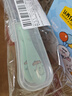 COOKSS儿童勺子套装宝宝训练学吃饭316不锈钢2-8岁婴儿辅食勺餐具绿+盒 实拍图