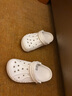 卡骆驰（crocs）洞洞鞋男女鞋贝雅一脚蹬穿沙滩鞋凉拖鞋 10126-100 M4W6 实拍图