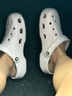 卡骆驰（CROCS）洞洞鞋贝雅男鞋女鞋轻便耐磨一脚蹬拖鞋休闲鞋|10126 裸粉-6PI 40 (250mm) 实拍图