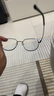 依视路（ESSILOR）男女款商务超轻镜框可配依视路镜片光学近视定制防蓝光平光眼镜 TR90-全框-1156BK-黑色 镜框+依视路A4防蓝光1.56现片 实拍图