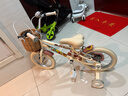 Montresor萌兽儿童自行车女孩男孩中大童3-6岁6-10-12岁学生脚踏车单车童车 花蕊粉 14寸 【超轻款】 实拍图