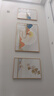 诗六艺家饰客厅装饰画北欧现代简约沙发背景墙挂画三联画大气轻奢壁画晶瓷画 福禄生财（铝合金外框） 镶钻画左右50*70+中间100*70亮面 实拍图