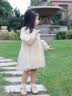 G.duck小黄鸭童装女童连衣裙春秋装2026新款儿童裙子洋气女孩宝宝公主裙 奶茶裙 90 建议1~2岁【 80-90cm】cm 实拍图