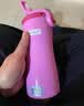 乐扣乐扣（LOCK&LOCK）儿童保温杯316L不锈钢幼儿园宝宝吸管杯子小学生水壶450ML粉色 实拍图