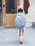 卡汐沐 书包初中女生高中生ins小众2025新款背包大学生双肩包女旅行轻便 蓝色【带长腿毛球挂件】 实拍图