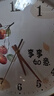 Tazxin挂钟现代简约时钟挂墙静音客厅表轻奢高端新款免打孔石英钟表装饰 事事如意 12英寸 30厘米 实拍图