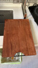 张小泉乌檀木整木头菜板家用厨房切菜板水果砧板案板刀板实木粘板 乌檀木整木砧板(大号)400mm*280mm 长方形 实拍图