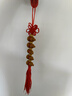 吉运连连红绳中国结桃木葫芦挂件入户门商场店铺卫生间汽车包挂吉祥物 桃木五福葫芦(5个) 实拍图