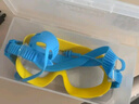 佑游儿童泳镜泳帽防水防雾大框男女游泳馆泳镜泳帽六件套6936蓝色 实拍图