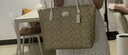 蔻驰（COACH）【品牌直供】女士中号托特包单肩手提包4455IMDQC 实拍图