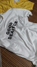 布恩普【两件装】夏季短袖t恤男韩版ins潮流宽松青少年五分半袖体恤男 GOOD白色+Mi1白色 2XL【建议体重140-150斤左右】 实拍图