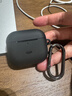 亿色适用AirPods4保护套苹果耳机四代保护套2024无线蓝牙耳机硅胶壳magsafe磁吸无线充电全包防摔减震 【魔力黑】硅胶磁吸保护壳 2024新款丨【收藏+加购】送挂钩 实拍图