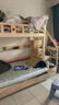 金柏栎 实木床 上下铺 小孩床 实木双人高低床母子床组合 双层床上下床 梯柜床+抽屉+书架+床垫长2.4米 上80下100长200 实拍图