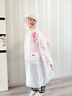 牧萌（moremerry）儿童雨衣男女童学生上学带书包位雨披 维尔兔 2XL  实拍图