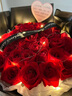 朵梓鲜花速递玫瑰花束送女朋友老婆生日礼物全国同城配送 33朵红玫瑰花束 实拍图