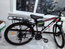 永久（FOREVER）山地车自行车成人男女青少年学生铝合金单车上班代步公路越野赛车 【钢架】顶配版-黑红辐条轮 26寸24速【建议身高155-185cm】 实拍图