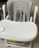 babycare宝宝餐椅6个月以上吃饭可折叠儿童座椅可移动婴儿成长椅 贝壳白 实拍图