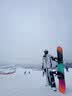 KEEP MONEY雪山渐变新款滑雪服套装国潮男女情侣单双板防水保暖雪服雪裤 雪山渐变滑雪服套装 S 实拍图
