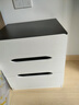 幻狐床头柜卧室小型家具柜子收纳柜储物柜轻奢床头置物柜简易主卧边柜 【大容量三抽】黑白色50*40*56cm 实拍图