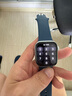 Apple/苹果 Watch Series 10 智能手表GPS款42毫米银色铝金属表壳丹宁色运动型表带M/L MX1K3CH/B 实拍图