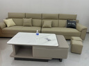 酷比得功能极简新款钢琴键真皮沙发客厅小户型北欧简约现代免洗直排沙发 直排大四人位【3.4米】 【接触面】S级头层牛皮 实拍图