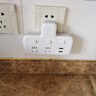 公牛（BULL）USB转换插头/品字形一转二带USB /转换插座 适用于卧室、厨房 2位分控带2USB口 GN-96023U 实拍图