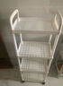 霓峰小推车置物架落地多层小推车可移动厨房浴室卫生间置物架收纳架 白色3层-特小号 实拍图