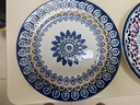 【央视报道】出口欧美23cm大平盘波西米亚风9英寸大号高颜值家用 款式随机发9英寸平盘【4个装】 实拍图