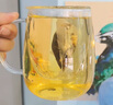 物生物（RELEA）茶杯男茶水分离杯玻璃杯水杯办公泡茶杯子耐高温花茶杯中秋节礼物 实拍图