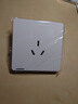 西门子（SIEMENS）开关插座面板 厨卫电器墙壁86型插座 致典系列雅白色 16A三孔空调插座 实拍图