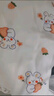 婧麒（JOYNCLEON）新生婴儿包单初生宝宝产房纯棉襁褓裹布四季 草莓兔 jbb38158 实拍图