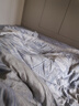 富安娜纯棉床上四件套60支长绒棉床单被套双人加大床品套件230*229cm 实拍图