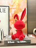 赟娅创意爱神兔摆件入户客厅玄关酒柜轻奢家居装饰品乔迁新居七夕礼物 红色爱神兔摆件【礼盒装】 实拍图