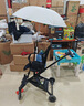 爱贝迪拉婴儿车遮阳伞宝宝遛娃神器通用小手推车幼儿童车防晒雨伞 【支架+手柄UPF50+】梧桐米 实拍图