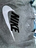 耐克(NIKE)男短袖T恤 纯棉 运动休闲 经典简约AR5005-063调暗灰L 实拍图
