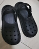 俞兆林（YUZHAOLIN）洞洞鞋男女EVA沙滩鞋凉拖鞋轻盈外穿拖鞋 YG519 黑色光版  40-41  实拍图