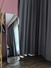 娜兰斯 穿衣镜全身镜落地镜铝合金家用壁挂试衣卧室镜子贴墙现代大镜子 拉丝银40*150（壁挂支架两用） 实拍图