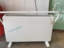 美的（Midea）取暖器欧式快热炉 烤火炉电暖气片暖风机家用浴室电暖器 对流速热IPX4防水加湿烘衣暖手暖脚神器 【3s速热-居浴两用】IPX4级防水HDT22TL 实拍图