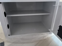 得力（deli）保险柜 办公家用电子密码保管箱小型入墙入柜私密箱隐藏保密柜 可固定安装 30cm白 实拍图