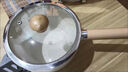 双喜酷德国辅食锅婴儿煎煮炒一体燃气灶无涂层宝宝奶锅陶瓷不粘锅蒸煮泡 内钛外白小锅+钢化盖 14cm 实拍图