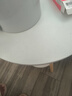 全品屋小圆桌茶几家用客厅简易沙发边几北欧卧室床头边桌迷你阳台小桌子 【推荐】双层暖白色40*40*50 加粗桌腿 加大承重 实拍图