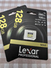 雷克沙（Lexar）128GB TF（MicroSD）存储卡 U3 V60 A1 读280MB/s 写100MB/s 高速内存卡 4K超清录制（GOLD） 实拍图