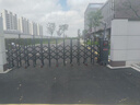 中豪智能电动伸缩门学校工地单位工厂大门不锈钢折叠门铝合金平移门 伸缩门定制方案 实拍图