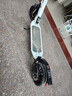 永久（FOREVER）儿童青少年滑板车6-12岁两轮二轮折叠代步车铝合金车架生日礼物 雪地白【双减震+后碟刹脚刹】 实拍图