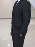 罗蒙西服套装男士修身职业正装西装套装商务伴郎服新郎服结婚礼服男装 实拍图