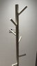 林氏家居实木衣帽架落地卧室北欧简约挂衣服架【白色】LS176G1-C衣帽架 实拍图