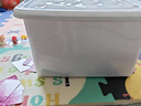 佳帮手收纳箱特大号衣服整理箱衣物被子储物箱塑料箱子收纳盒物流周转箱 【包邮】梨花白 21L-玩具书本【44*33*25cm】2扣无轮 实拍图